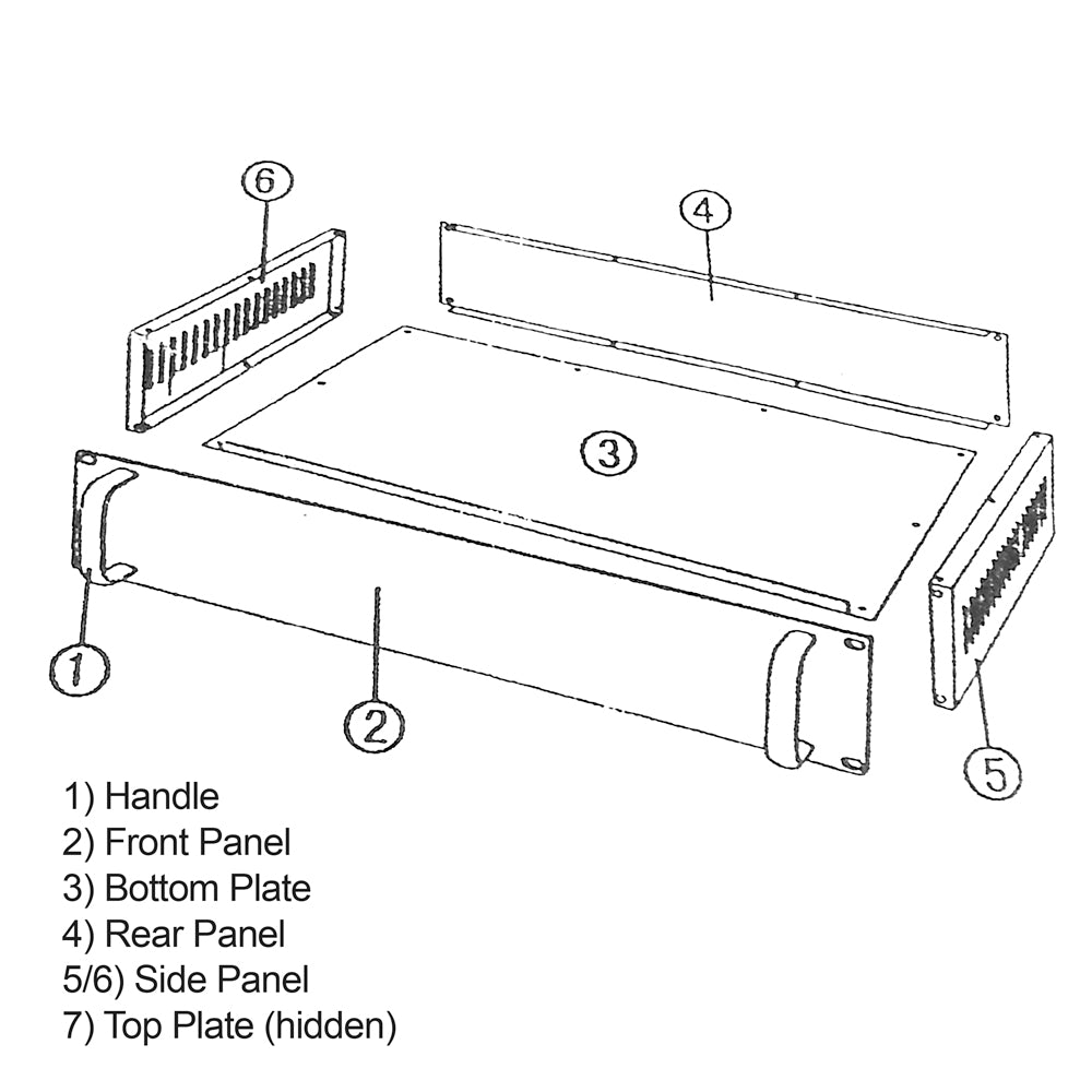 SG1925 19-inch Rack Mount Audio Chassis