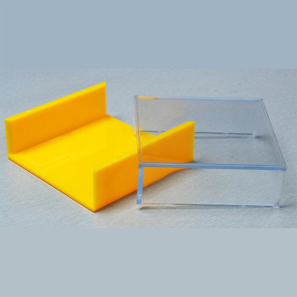 SX313 | Clear & Yellow Multi-Purpose Plastic Electronic Project Box