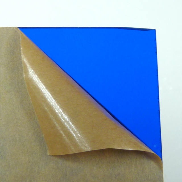 Transparent Blue Acrylic Plexigrass Plastic Sheet 2.5