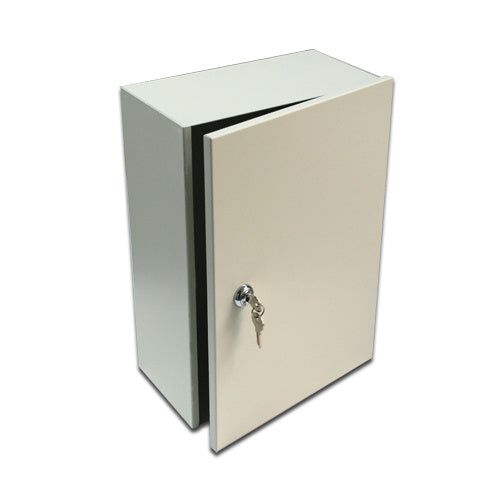 SB1395S Mild Steel Wall Mount Security Enclosure with Removable Shelf