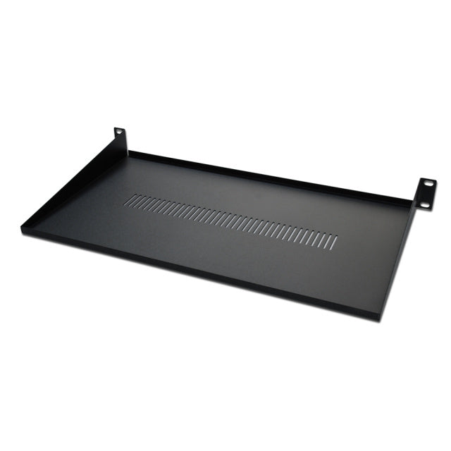 SP1U250 | 19" 1U Heavy-Duty Vented Steel Rack Mount Network Shelf (250mm Depth)