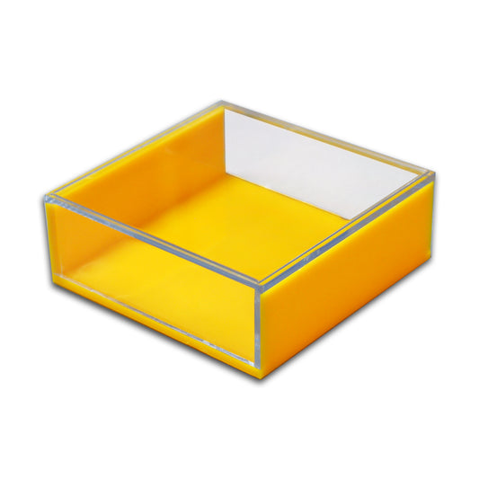 SX313 | Clear & Yellow Multi-Purpose Plastic Electronic Project Box