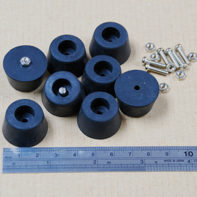 20mm Rubber Feet with screw and Nuts