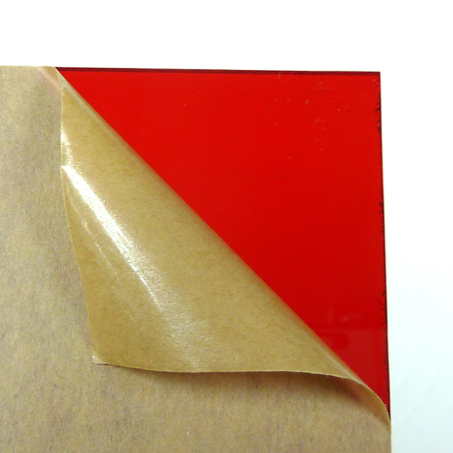 Transparent Red Acrylic Plexigrass Plastic Sheet 2.5mm