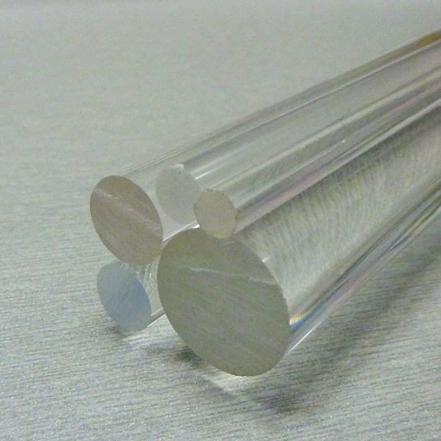 Clear Perspex Acrylic Plastic Round Rod Circular Bar