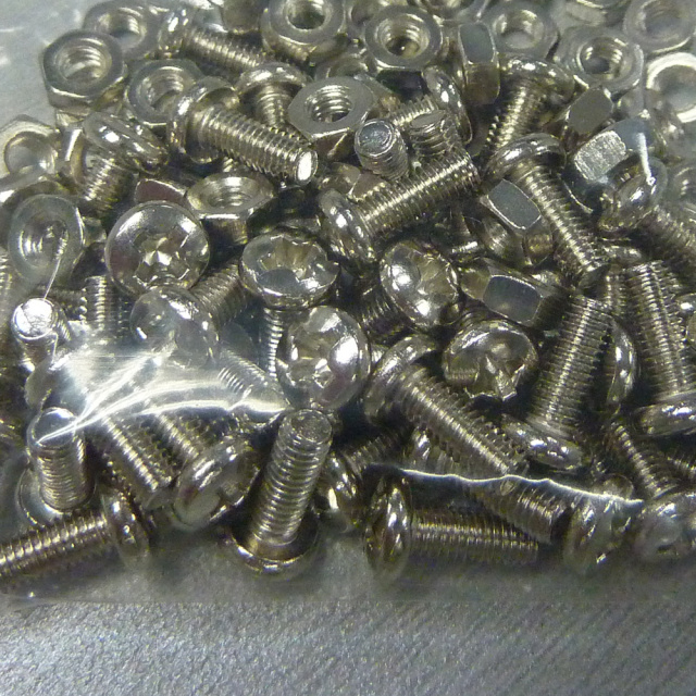 M3x8 Phillips Pan Head Steel Machine Screw and Nut